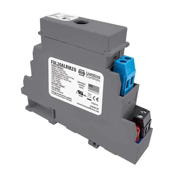 LTG DIN Rail Latching Relay 20Amp Polarized 24V w/ Status